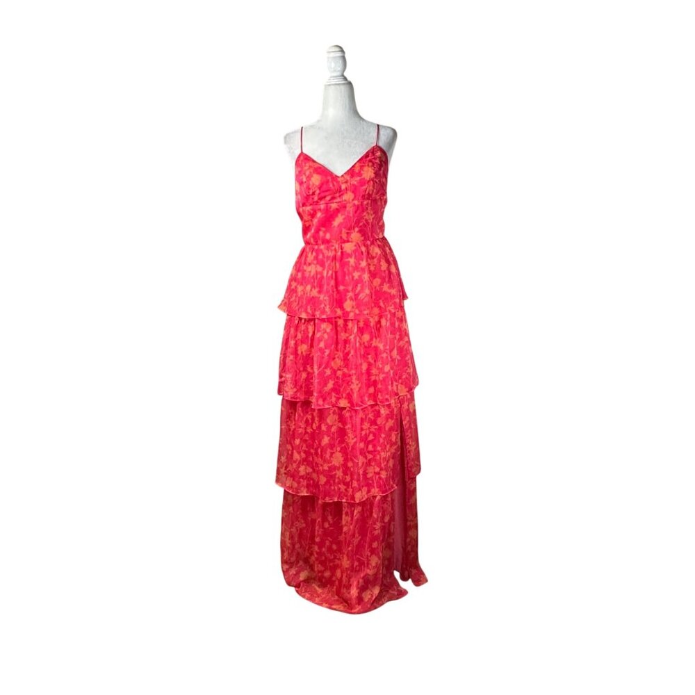 Amanda Uprichard Thaddea Maxi Dress in Brookeside Medium New Womens Gown - Picture 4 of 15